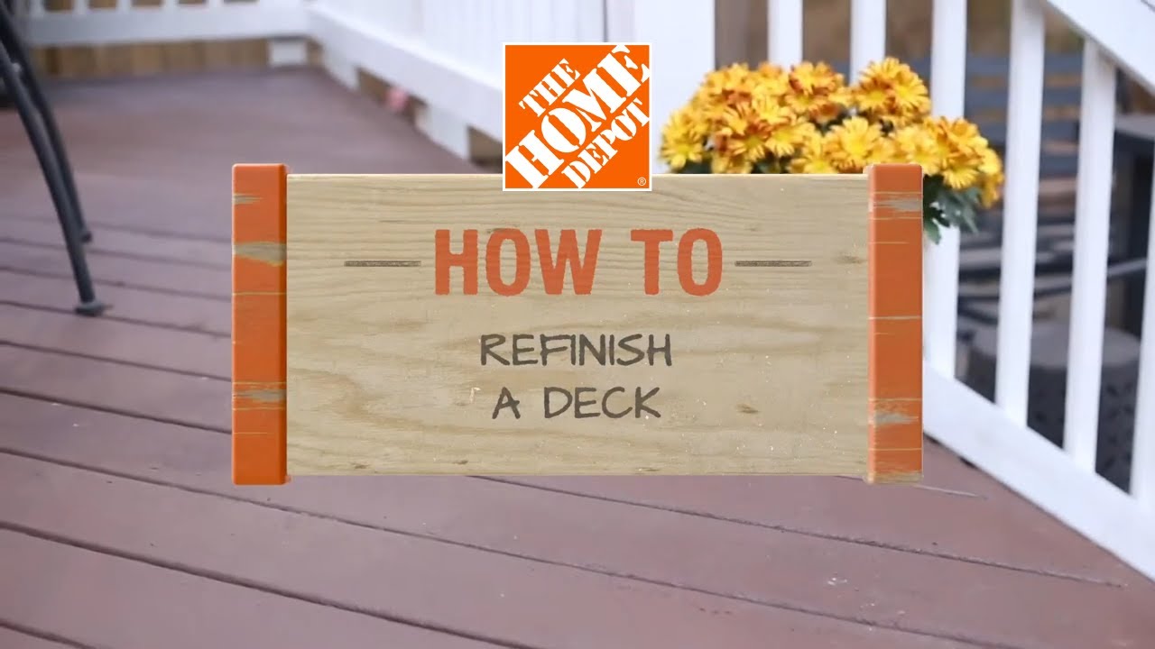 How To Refinish A Deck, How To Refinish Outdoor Wood Railing