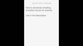 How to download wrestling revolution 3D Pro for android (OUTDATED) screenshot 3