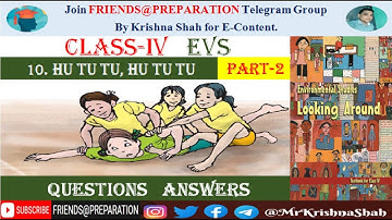 Hu tu tu Hu tu tu - Chapter 10 Class 4 EVS | Part 2