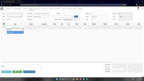 Create Sale Invoice inside the IntraCore ERP