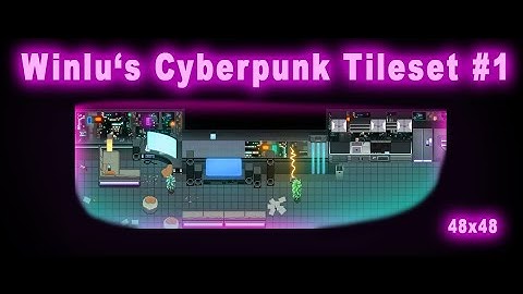 Winlu Cyberpunk Tileset - interior