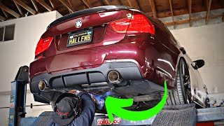 FOUND a Solution For DRONE Issue With My Dual Exhaust Conversion! (No More DRONE) | BMW E90 328i