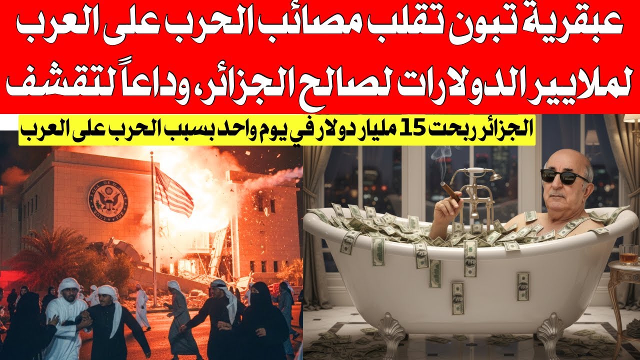 شاهد بالفيديو عبقرية تبون تقلب مصائب العرب لملايير الدولارات لصالح الجزائر… وداعاً لتقشف 