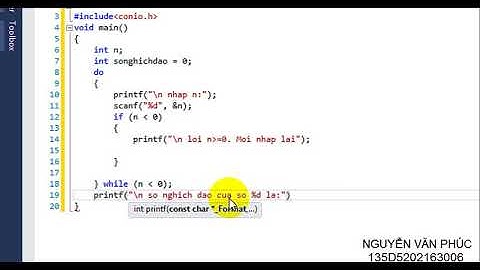 Bài 50 Hãy tìm số đảo ngược của số nguyên dương n