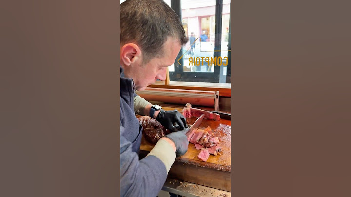 A rib of beef cooked in the smoker?