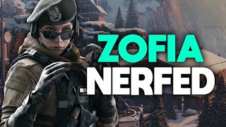 HUGE ZOFIA NERF! NEW RAINBOW SIX SIEGE PATCH NOTES!