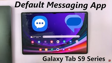 How To Change Default Messaging App On Samsung Galaxy Tab S9 / S9 Ultra