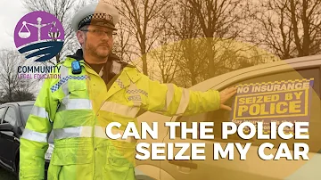 Can a police officer really take your car?