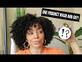 DEFINED Wash and Go Using ONE Product! | Actually Ashly