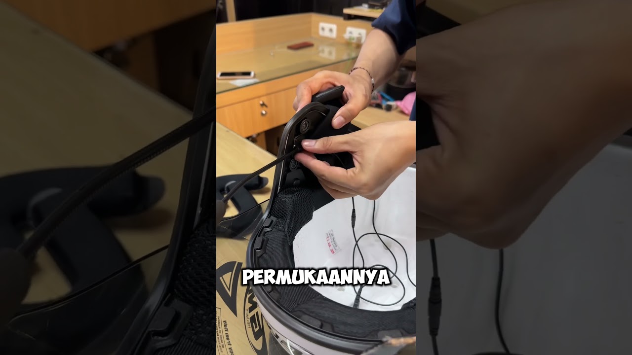 Pasang intercome di helm gm g1