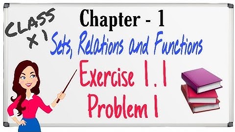 #Sets #Relations #Functions TN Class 11 |Chapter 1| |Exercise 1.1| 《Sum 1 (i) (ii) (iii) (iv)》