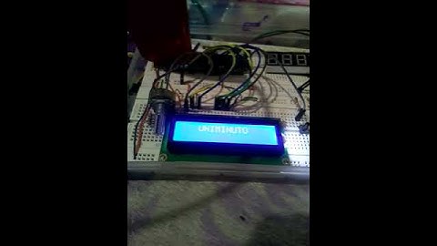 Mensaje con desplazamiento - PIC 18F4550 - LCD 16X2