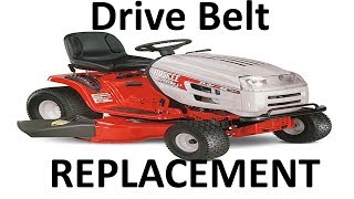 Huskee / MTD Lawn Mower Drive Belt Replacement