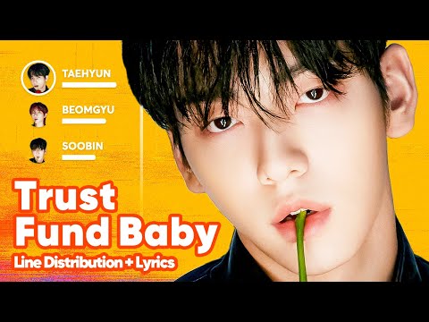 TXT Trust Fund Baby Line Distribution Lyrics Karaoke PATREON REQUESTED 