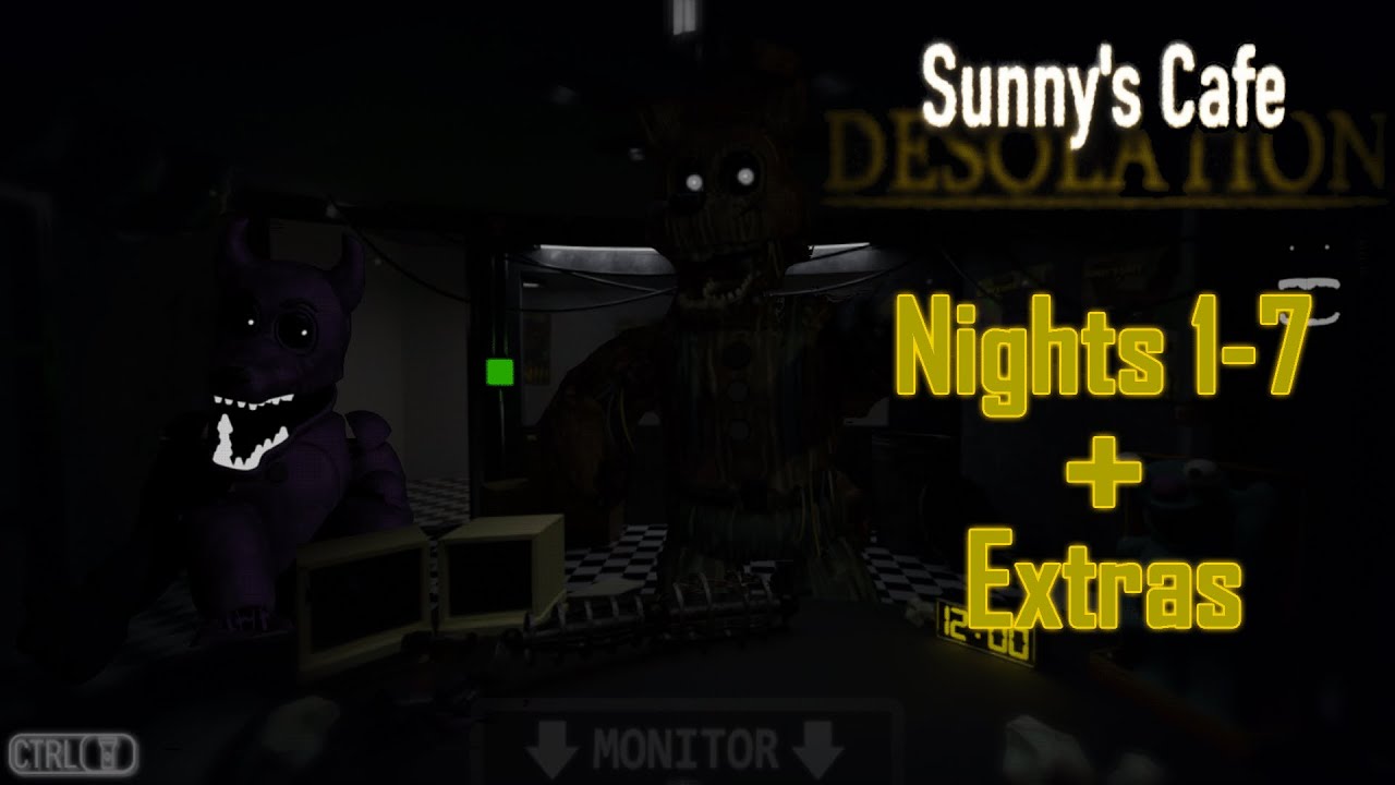 Sunny's Cafe: Desolation | Nights 1-7 + Both Endings + Extras