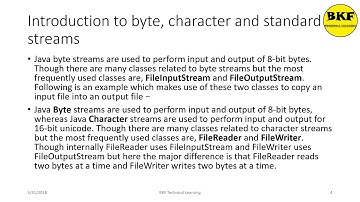 Java Programming: Files and I/O (Part-1)