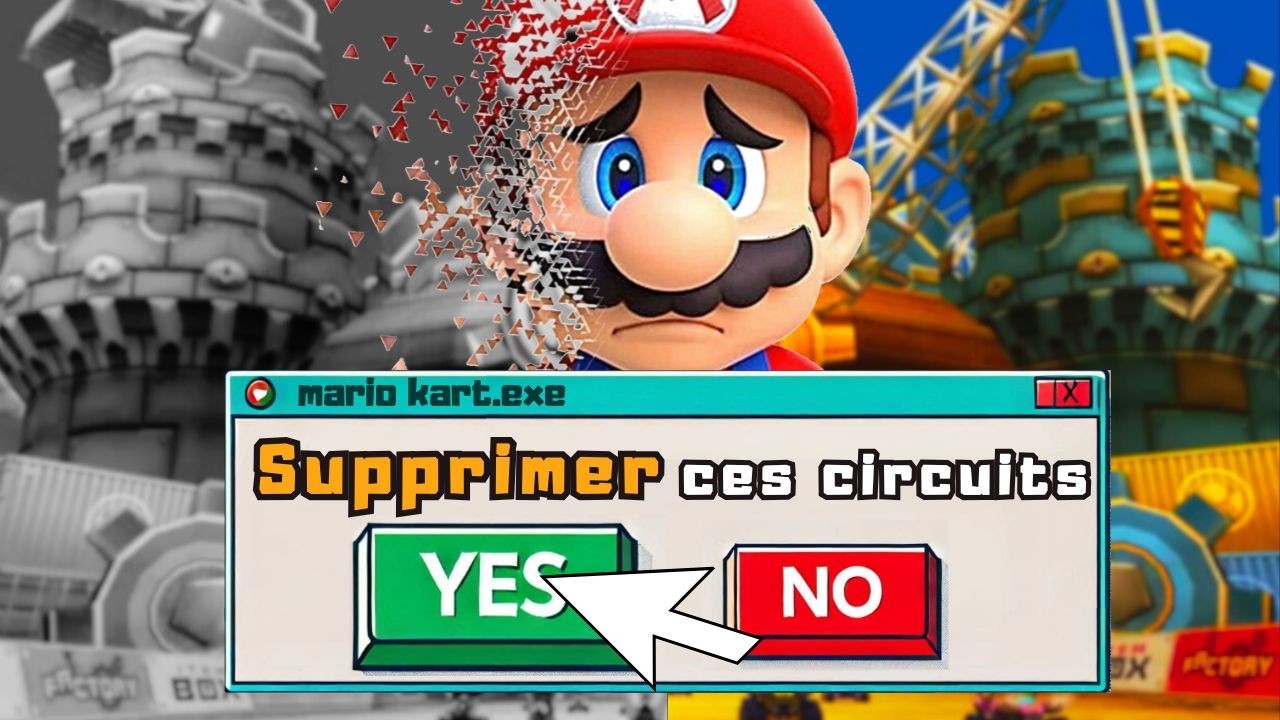 POURQUOI VOUS NE REVERREZ JAMAIS ces CIRCUITS MARIO KART ? (Usine Toad , Chateau Bowser DS ...)