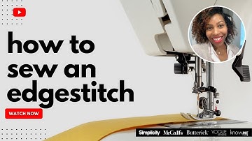 How-to Sew an Edgestitch with Brittany J Jones