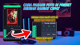 Cara mengganti foto di preset Alight motion dengan sangat cepat hanya sekali klik