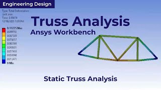 Static Truss Analysis using ANSYS workbench | Compete tutorial