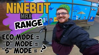 Ninebot MAX Electric Scooter Range Test(s) & Rain Test Compilation