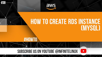 How to create RDS instance(Mysql) #38 #HowTo