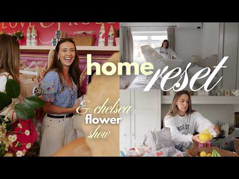 chelsea flower show & a big post-holiday reset 🌷🫧