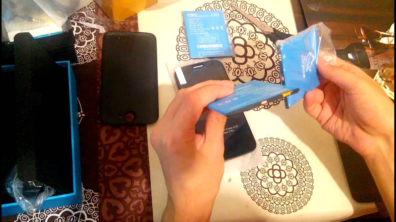 Zopo ZP990 Captain S 2/32. Unboxing. Russia