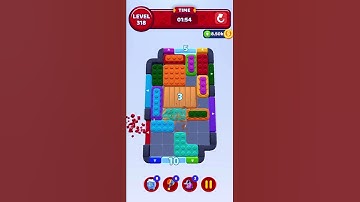 Color Block Jam Level 318 Solution Walkthrough#colorblockjam #gaming #games #colorblockjamgame #game