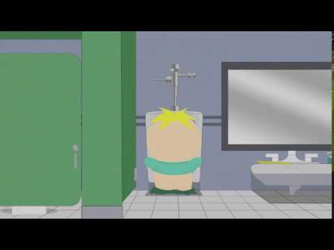 Butters singing in the bathroom