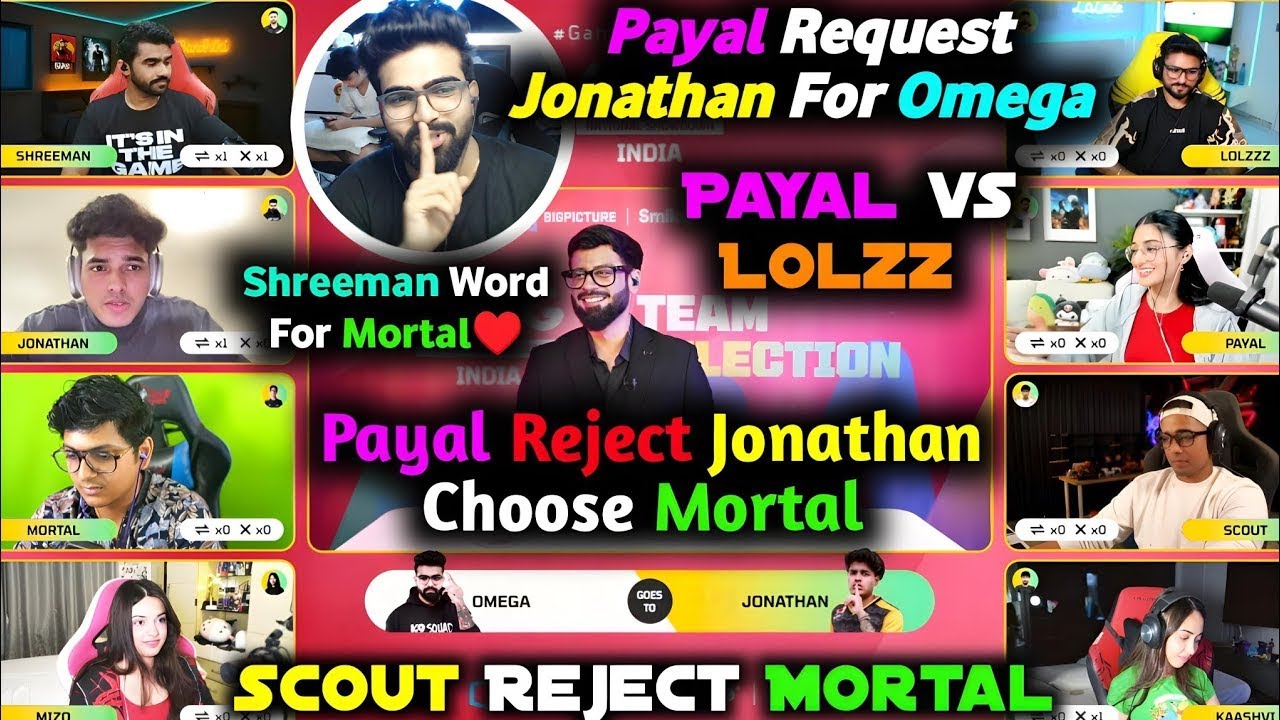 Everyone Target Mortal - Shreeman Golden Word ♥️Jonathan Want Willy from Payal & Omega Jonathan Duo😱