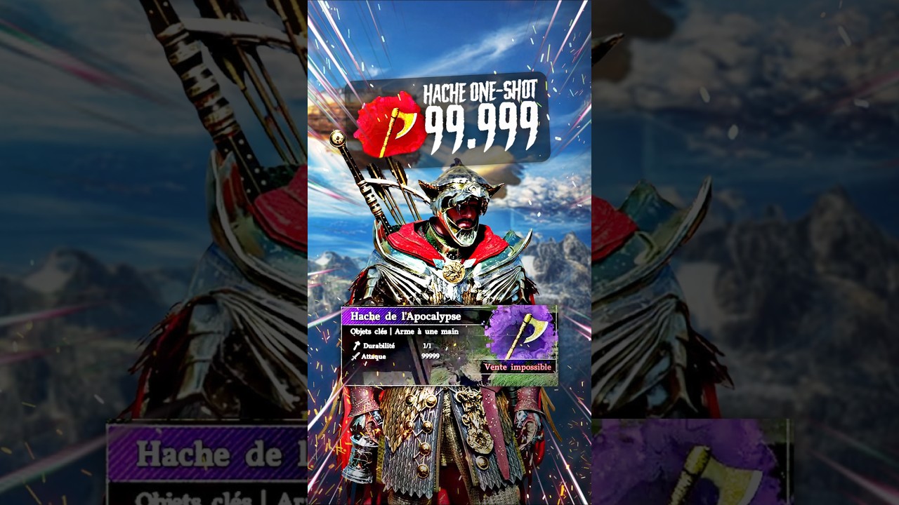 La Hache la plus PUISSANTE de Crimson Desert ! Hache de l'apocalypse : 99999 de Dégâts 😱