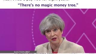 Theresa May: "There is no magic money tree"