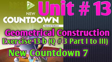 Countdown 7 Exercise 13b |Q # 3 I- III | Oxford new countdown 7 second edition | Oxford Math class 7