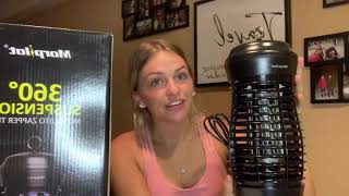 Review of Morpilot Bug Zapper Outdoor 4200V Mosquito Electric Zapper 25W Mosquito lamp