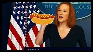 Jen Psaki Spars With Fox News' Peter Doocy Over Hot Dogs Wealth