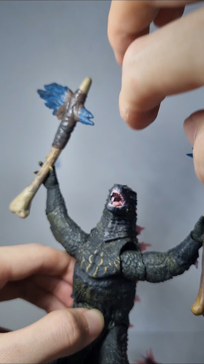 Bandai S.H.monsterArts Godzilla evolved(with twin axe)