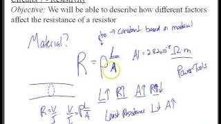 Russo Physics: Circuits 7 - Resistivity