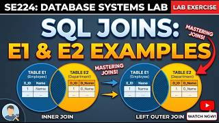 SQL Joins | SE224 | Database System Lab | E1 & E2 Section