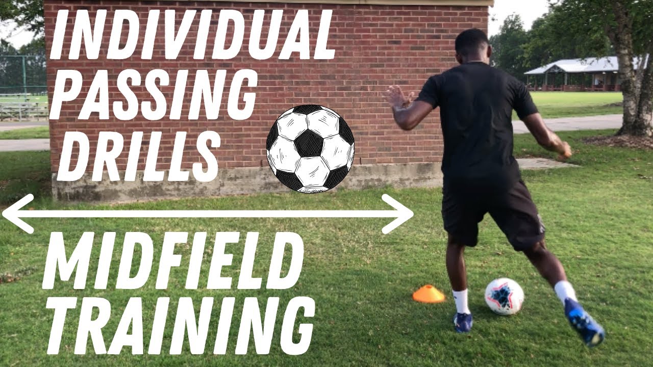 INDIVIDUAL PASSING DRILLS! Midfield Training YouTube