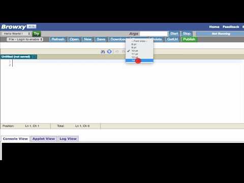 Aula Exemplo - Conhecendo o Compilador OnLine Browxy