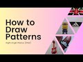 How to Draw the Right Angle Weave | Spain Bracelet | Spain Flag Bracelet | Fun Beadwork