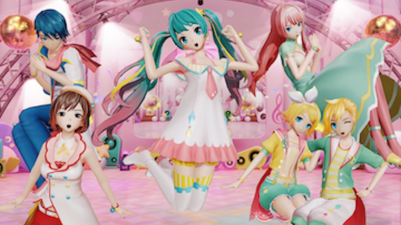 CUTE Medley - HATSUNE MIKU Project Diva X Len Rin Kaito Luka Meiko Cover edited by KEVITO