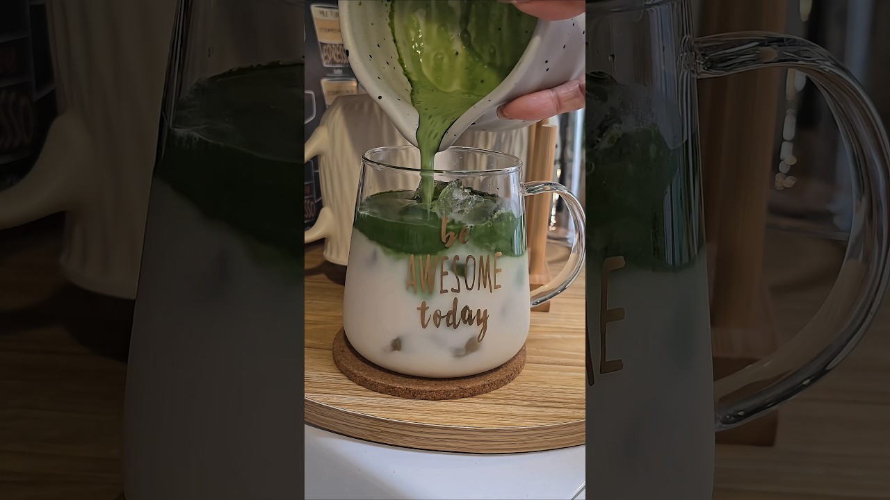 Matcha Latte Unsweetened Almond Milk 🍵🥛🌱 