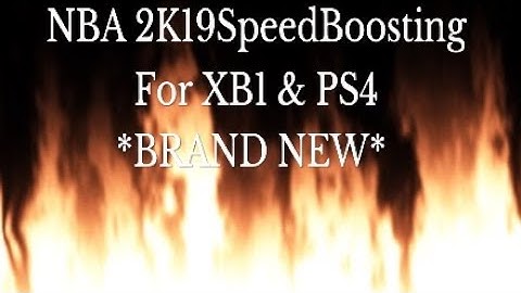 How To Speed Boost In NBA 2K19 *NEWEST METHOD*