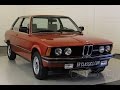 BMW 323i coupe E 21 1981  - VIDEO - www.ERclassics.com