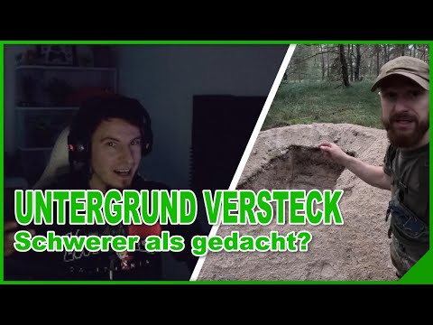 Zera REAGIERT auf: Ich baue ein geheimes Untergrund Versteck mit Militärausrüstung mitten im Wald