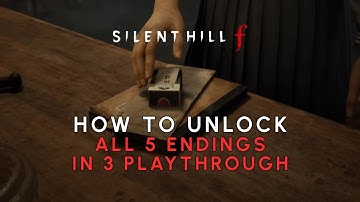 Silent hill F walkthrough - How to unlock all 5 endings guide - How to get 5 ending in 3 playthrough