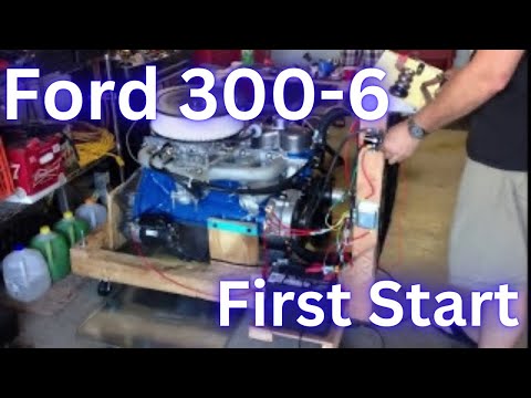 Ford 300 inline 6 First Start up - YouTube