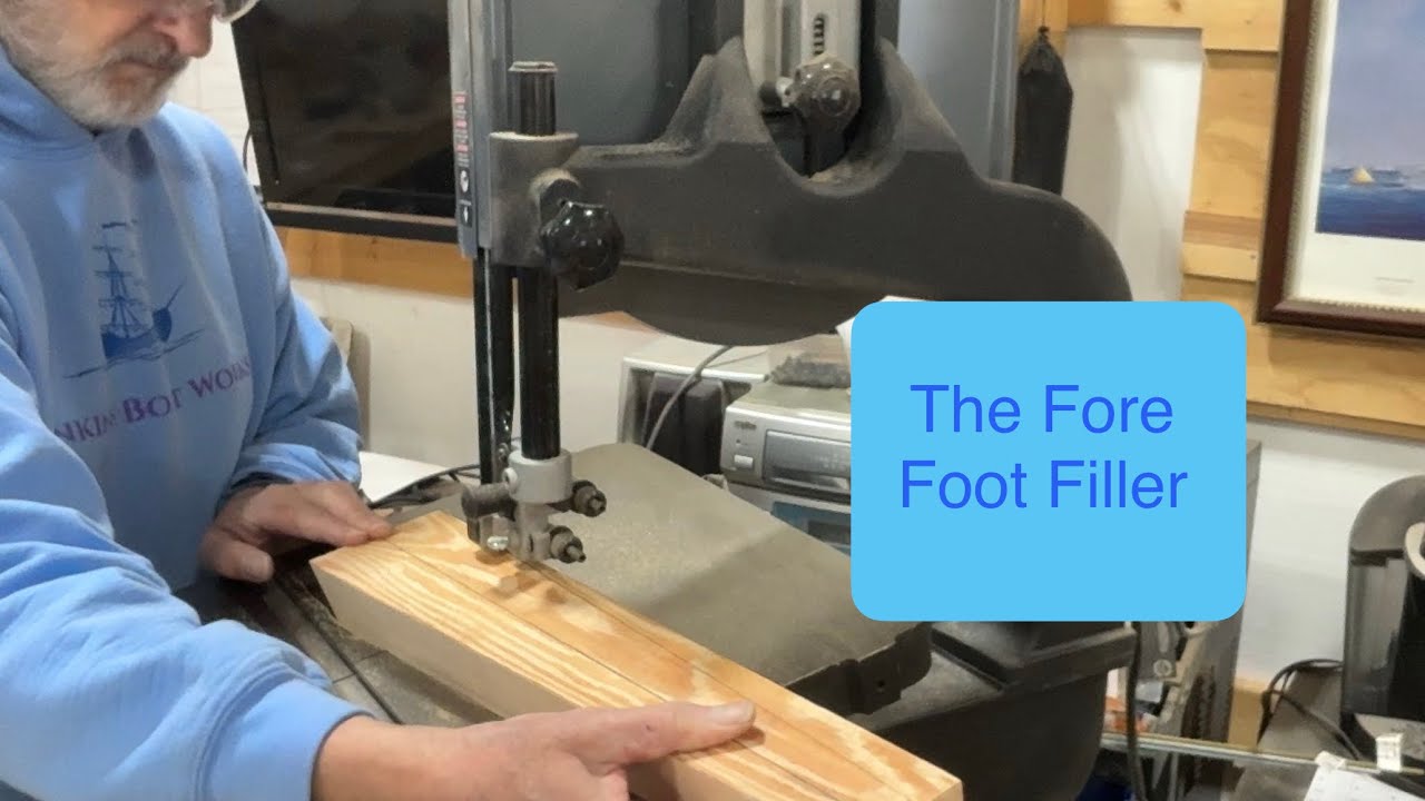 Как сделать наполнитель для носовой части лодки - Судостроение Somes Sound 12 1/2 = 12,5 Эпизод 52